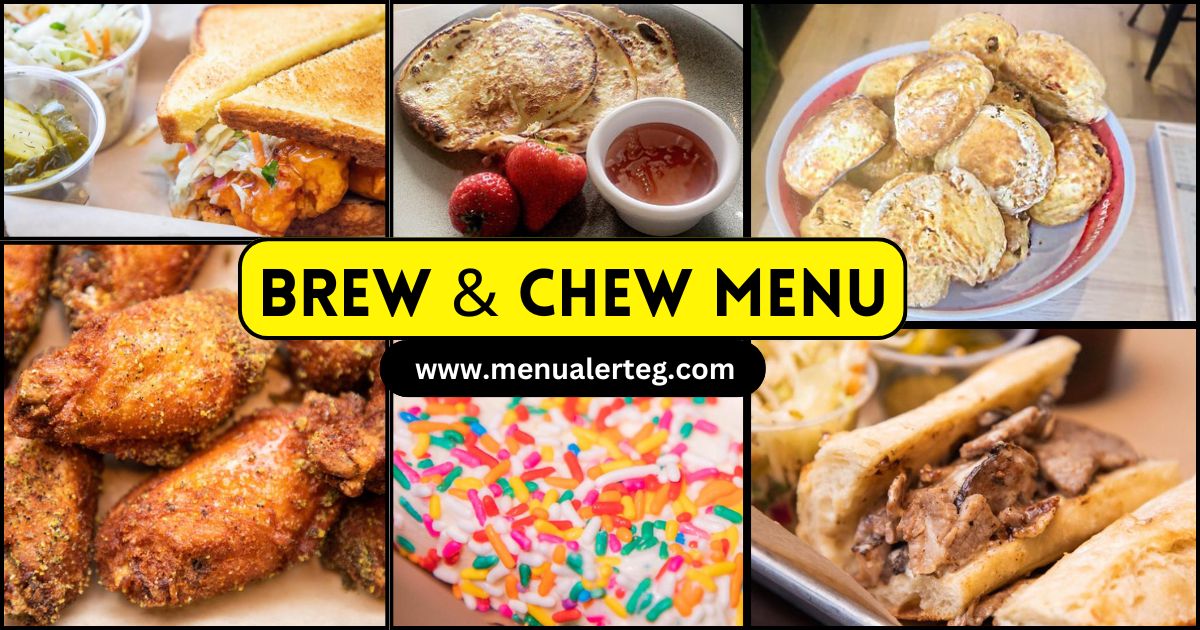 Brew and Chew Menu